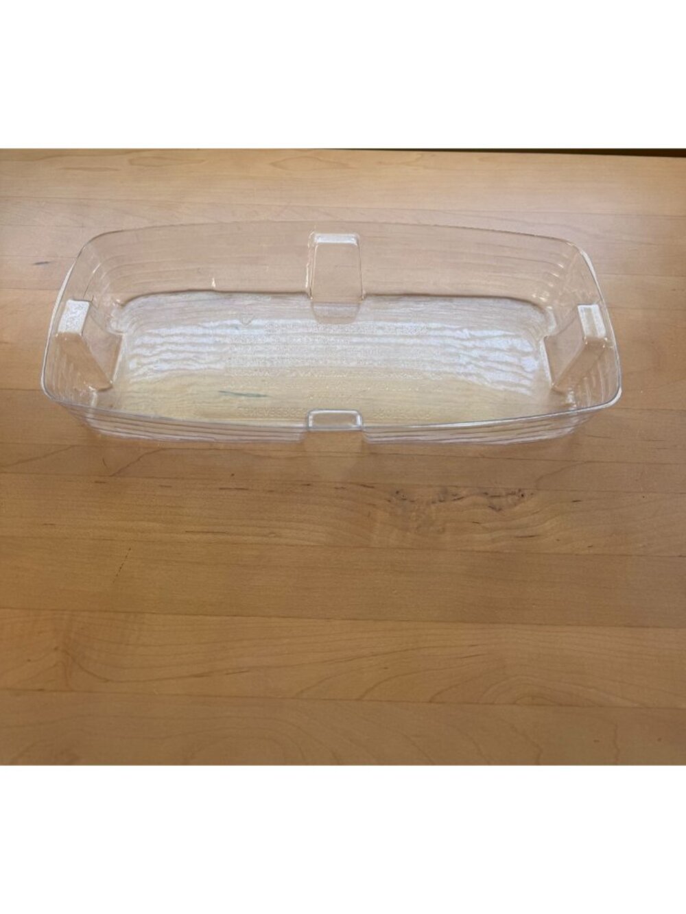 Longaberger Basket Clear Plastic Protector #44741 13"L x 6.25"W x 2.25"H